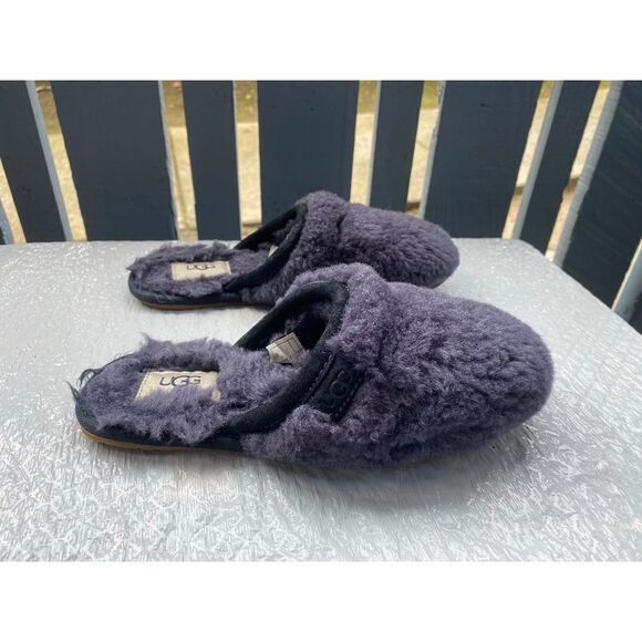 UGG® Women’s Fluffette slippers Navy Sz 6 US - Picture 6 of 10